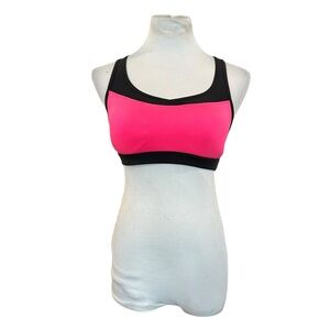 Tek Gear Pink and Black Sports Bra